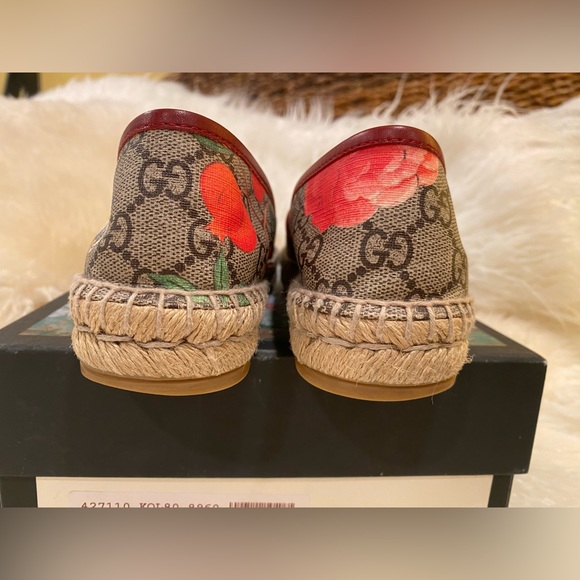 Gucci GG Supreme Tian Espadrilles - Floral - US Size 6 EU Size 36 - Picture 5 of 9